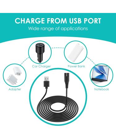 Charger for Clinique Water Flosser replacement Charging Cable Water Flosser Chargers for Waterpik Models Charger Cable USB Power Cord Replacement Compatible with Water Flosser for Waterpik - Buy Online on GoSupps.com
