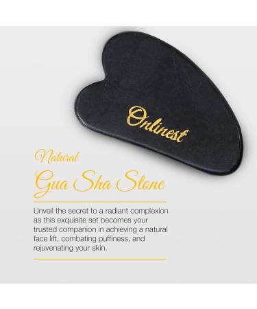 3-in-1 Skin Care Tool Set | Ultimate Facial Rejuvenation with Roller & Gua Sha | Natural Massage for Face & Neck - Buy Online on GoSupps.com