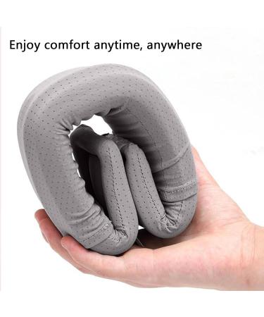 Virtcoy Travel Snack Pillow - Adjustable Neck Support for Family & Friends | Perfect Gift for Travelers | Dunstgrau - Buy Online on GoSupps.com