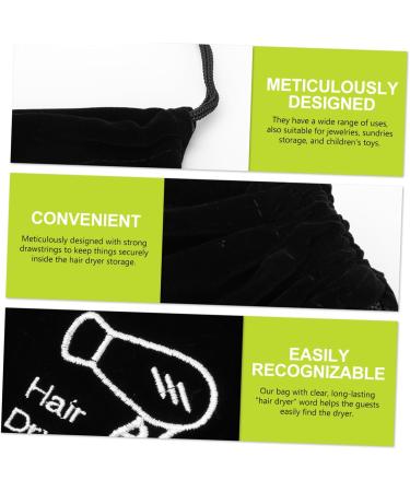 FOMIYES 10 Pcs Storage Bag Cloth Bags Drawstring Cosmetics Organizer Bag Guest Room Supplies Travel Bag Hair - Buy Online on GoSupps.com