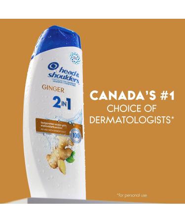 Head & Shoulders Ginger 2-in-1 Anti-Dandruff Shampoo + Conditioner 370 mL - Buy Online on GoSupps.com