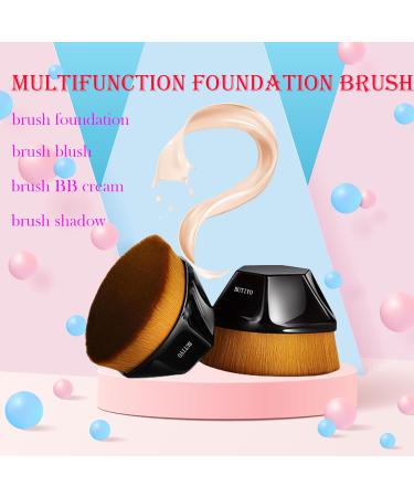 Buy BUTIYO Kabuki Foundation Makeup Brush Set - Flawless Liquid Makeup Brush for Women - Soft Synthetic - 1 PC Black - International Shipping Available - Buy Online on GoSupps.com