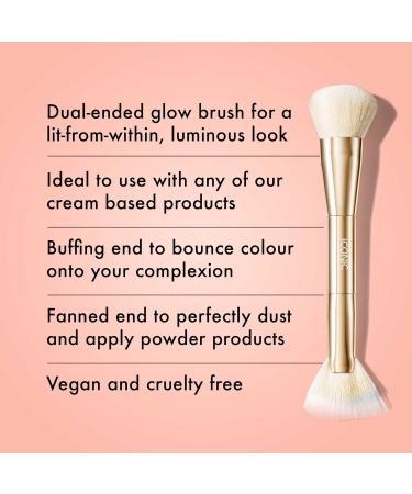Buy ICONIC LONDON Vegan & Cruelty-Free Makeup Brushes for Buffing Blending & Finishing | Cheek Glow Due Brush - Buy Online on GoSupps.com