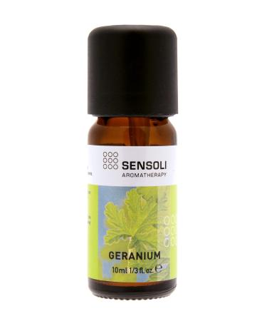 SENSOLI Geranium Essential Oil 10ml - Pure and Natural Essential Oil for Aromatherapy and Diffusers