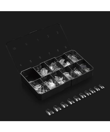 Apres Nail Gel-X Sculpted Coffin Short Tips & Extend Gel Bundle | 500 Gel-X Tips & 15ml Extend Gel Gold | Premium Quality |10 Sizes 0-9 | 2022 Version - Buy Online on GoSupps.com