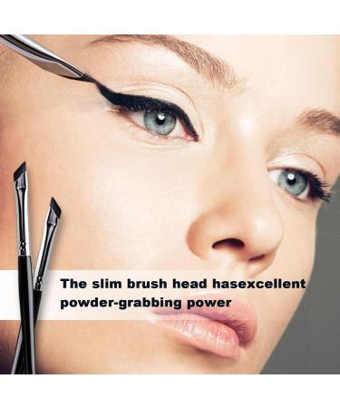 Eye Liner Makeup Brush | Slanted Flat Angle Brush | Slanted Thin Eyeliner Brush Fine Angled Eyeliner Brush Slanted Eyeliner Brush Small Slanted Eyeliner Brush for Precise Flicks - Buy Online on GoSupps.com