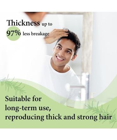 Hair Growth Shampoo with Tea Tree Oil Biotin & Rosemary - Strengthen Thinning Hair & Combat Hair Loss for All Hair Types - 10 FL OZ - Buy Online on GoSupps.com