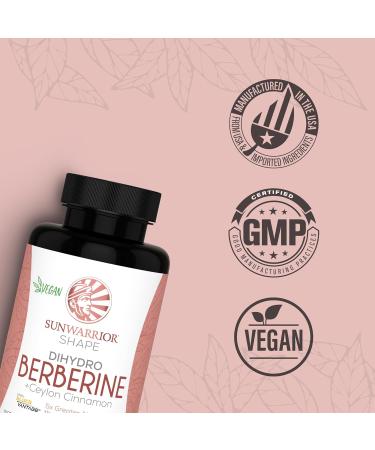Sunwarrior Berberine Supplement Ceylon Cinnamon DihydroBerberine Capsules 60 Count Bottle 30 Servings - Buy Online on GoSupps.com