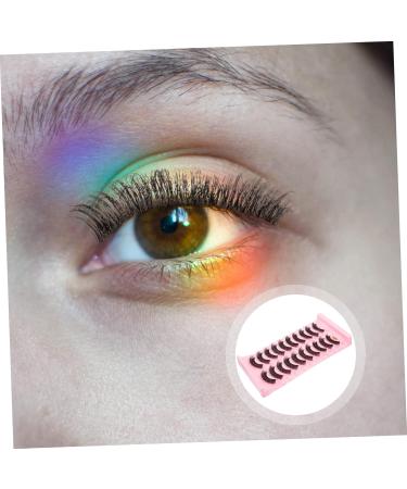 DOITOOL Natural Women Lashes Wispy Lashes Natural Look 10 Pairs Fake Eyelashes Fiber Russia 7d Curly Natural Looking False Eyelashes Natural Strip Lashes - Buy Online on GoSupps.com