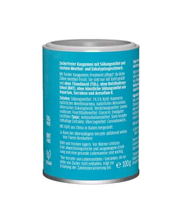 Xucker Sugar-Free Dental Care Chewing Gum Set - Vegan Xylitol Gum with Spearmint & Freshmint for Bad Breath - 2x100g - Buy Online on GoSupps.com