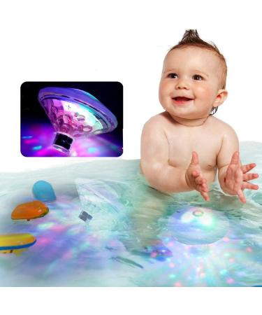 Caxmtu Floating Pool Led Tub Lights Lamp for Bath Disco Pond Swimming Pool Child Bath Toys 7 Modes Assorted Color Battery Operated - Buy Online on GoSupps.com