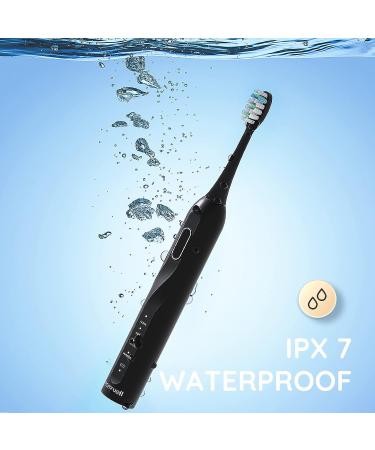 Mornwell T38 Sonic Electric Toothbrush with 8 Brush Heads | 4 Modes | Rechargeable & Waterproof | for Adults and Teens - Buy Online on GoSupps.com