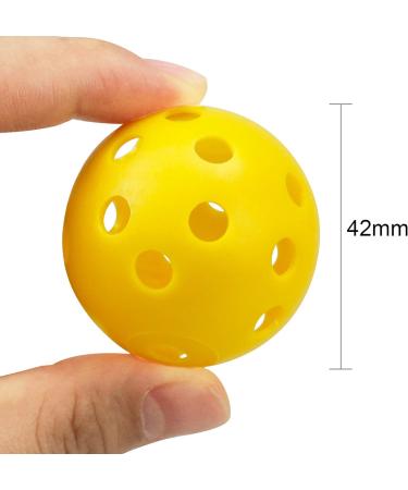 JanssenGlobal 50 Pack Yellow Golf Training Balls - Hollow Limited Flight Practice Balls - Buy Online on GoSupps.com