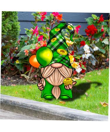 Milisten Dwarf Card Outdoor Sign St Patrick Gnome Yard Sign Patrick Garden Decoration During The Day Props - Buy Online on GoSupps.com