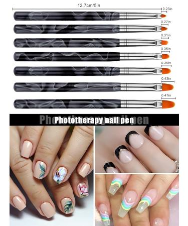 Buy TOROKOM 19Pcs Acrylic Nail Brush Set - Complete Nail Art Tools Gel Polish & Design Brushes for Professionals | International Shipping - Buy Online on GoSupps.com