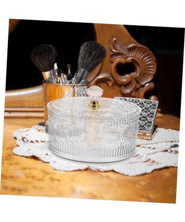 OUNONA Box Trinket Case Candy Jar with Covers Embossed Trinket Candy Bowl with Lid Crystal Covered Jars Glass Jewelry Case Covered Sugar Bowl The Pet Jewelry Jar Miss Earrings - Buy Online on GoSupps.com