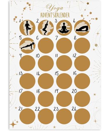 Buy A3 Scratch Advent Calendar | Unique Yoga HELL Christmas Countdown - Buy Online on GoSupps.com