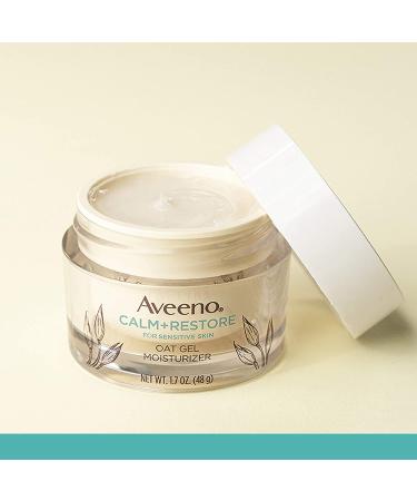 Buy Aveeno Calm + Restore Oat Gel Moisturizer 1.7 oz - Fragrance Free Hydration - Buy Online on GoSupps.com