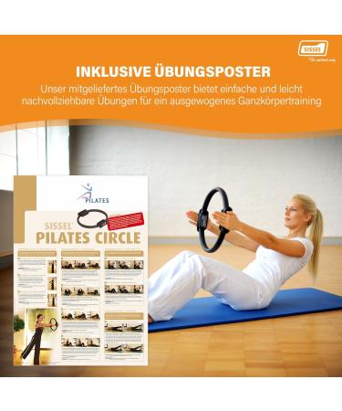 SISSEL Pilates Circle - Non-Slip Pilates Ring for Core Training - International Shipping Available - Buy Online on GoSupps.com