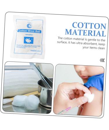12 Absorbent Cotton Balls Cotton Beauty Accessories Cosmetic Cotton Balls Care Supplies Pure Cotton Balls Beautician Supplies White Water Absorption Kit - Buy Online on GoSupps.com