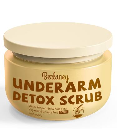 Sea Salt Spray for Hair Men and Women 5 fl oz + Oat Armpit Detox Scrub 8.8 oz with Peppermint - Buy Online on GoSupps.com