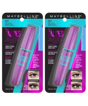 Maybelline Volum' Express Falsies Waterproof Mascara - Very Black (2 Pack) - Buy Online on GoSupps.com