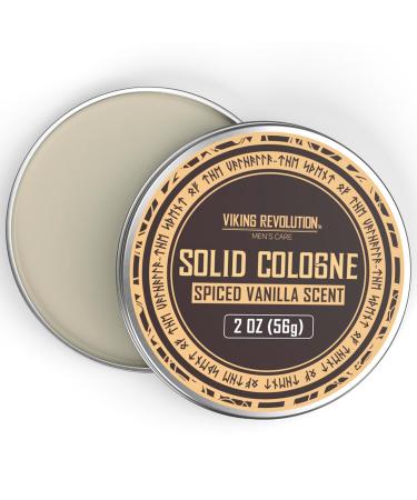 Viking Revolution Spiced Vanilla Mens Solid Cologne Men 2 Oz - Men Solid Perfume Cologne for Men - Balm Cologne for Mens Cologne Balm Travel Cologne Wax (1 pack Spiced Vanilla) Spiced Vanilla 2 Ounce (Pack of 1) - Buy Online on GoSupps.com