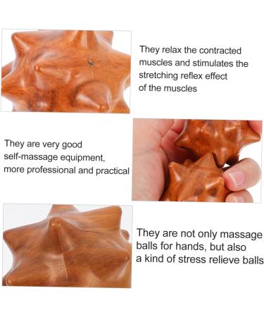 Healeved 4-Piece Massage Pearls Fitness Balls - Deep Tissue Hand Roller & Acupressure Massage Device for Muscle Relief - Buy Online on GoSupps.com