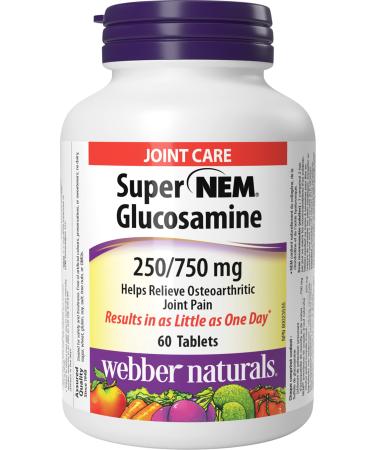 Webber Naturals Glucosamine with Natural Eggshell Membrane Triple Strength Tablets