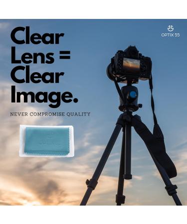 Microfiber Cleaning Cloths 12 Pack - Glasses Phone & Screen Cleaner in Vinyl Pouch | Premium Blue Cloths for Electronics & Camera Lens - Buy Online on GoSupps.com