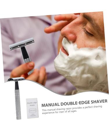 Ipetboom Double-Edge Beard Shaver & Women's Face Shaving Cutter - Vintage Aluminum Clippers for Eyebrow Shaping - Buy Online on GoSupps.com