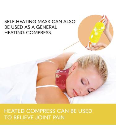 OPTICALINEA Chamomile Steam Eye Mask - 20 Pack | Self-Heating Disposable Eye Compress for Dry Eyes, Puffy Eyes, Headache Relief - Buy Online on GoSupps.com