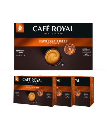 Coffee in Pods - Coffee Royal Pro | 3 x 50 - Compatible with Nespresso * Professional Coffee Machines - Forte Espresso Flavou