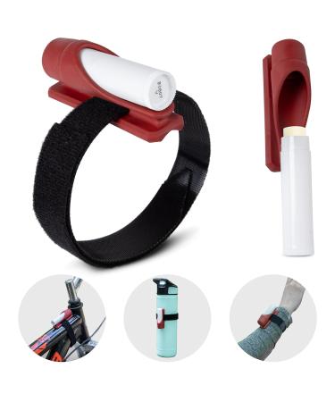 Buy Elastic Lip Balm Holder Sleeve | Chapstick Holder for Wrist Stroller & Sports Bag - Includes Chapstick - Buy Online on GoSupps.com