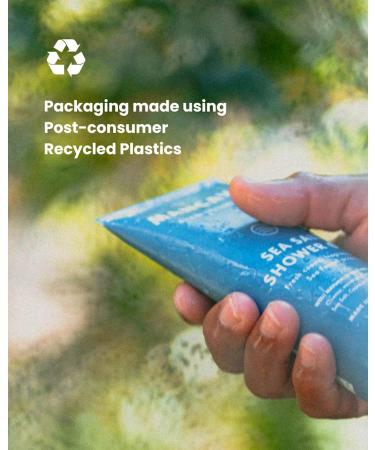 ManCave Sea Salt Shower Gel for Men - Natural Vegan Formula with Coastal Aroma Sulphate & Paraben Free 200ml - Buy Online on GoSupps.com