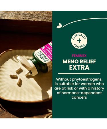 Adrien Gagnon - Feminex Meno Relief Extra Helps Relieve Menopause Symptoms - Vegetarian Capsules - 60 Count - Buy Online on GoSupps.com