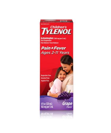 Tylenol Children's TYLENOLOral Suspension Grape 4 FL. OZ.