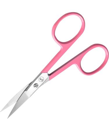 K-Pro Professional Nail Scissors for Men and Women - Curved Pink | Precision Fingernail Clippers - Buy Online on GoSupps.com