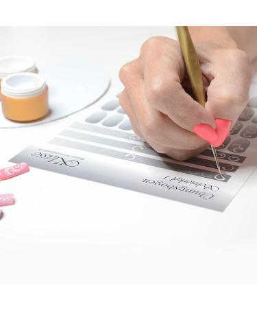 Practice Sheets for Nail Design | Set of 3 Nail Art Flourishes | Learn Painting & Drawing Techniques - Buy Online on GoSupps.com
