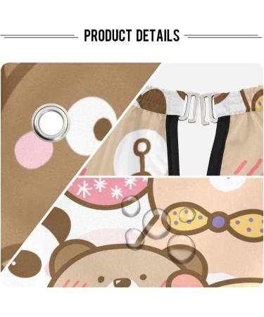Waterproof Barber Cape | Cute Cartoon Bear & Panda Haircut Bib for Men & Women | Unisex Cheetah Hair Cutting Cape - Buy Online on GoSupps.com