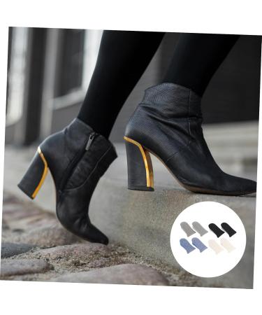 FRCOLOR Invisible Heightening Insoles for Women - 4 Pairs of Comfortable Shoe Inserts Ideal for Boots Flannel Black 11x7CM - Buy Online on GoSupps.com