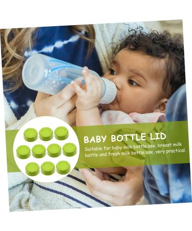 BESTonZON 30 Pcs Baby Bottle Seal Cap Soda Bottle Caps Organiser Waterproof Narrow Neck Glass Bottle Lid Flow Bottles Replacement Travel Caps Women Feeding Bottle Food Grade Pp Mother Kettle Greenx3pcs 4.3x4.3x1.5cmx3pcs - Buy Online on GoSupps.com