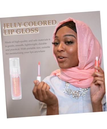 Housoutil 3pcs Lip Gloss Set - Moisturizing Glitter Makeup & Jelly Lipstick for Women | Travel Lip Tint & Lip Caring Beauty Products - Buy Online on GoSupps.com