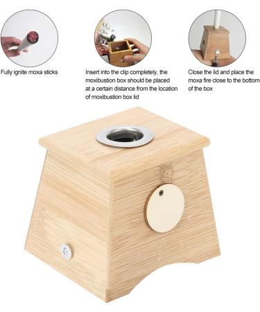 Buy Moxibustion Box Bamboo Moxa Roller Stick Holder for Effective Moxibustion Therapy | International Shipping Available - Buy Online on GoSupps.com