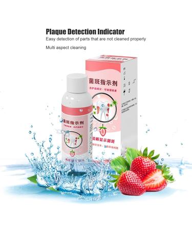 60ml Plaque Disclosing Agent - Oral Tartar Test Indicator Liquid with Scale Cup for Good Dental Hygiene - Buy Online on GoSupps.com