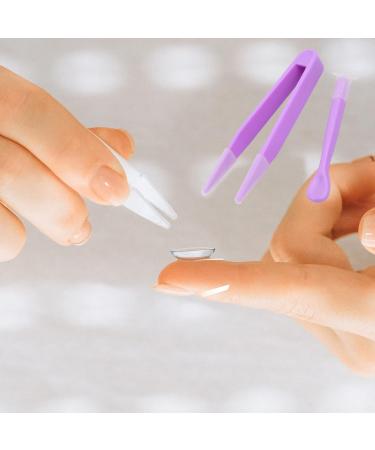 Jinlaili 5-Piece Contact Lens Tweezers Set | Insert & Remove Tool with Suction Cups | Travel & Household Use - Buy Online on GoSupps.com