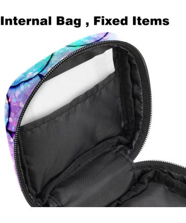 Portable Women's Menstrual Cup Bags | Ineffable Glittering Multicolored Binding-Up Bags for Teens | Feminine Insert Pockets & First Period Tampons - Buy Online on GoSupps.com