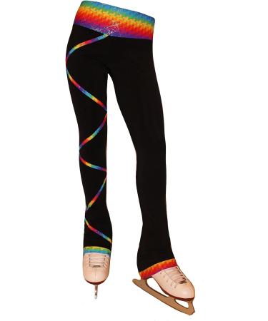 Ice Fire Figure Skating Criss Cross Pants - Spectrum Gold (Size 8-10 Years) - Buy Online on GoSupps.com