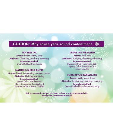 Now Foods Seasonal Changes Essential Oils Kit - 4 Bottles (10ml each) for Balance - Buy Online on GoSupps.com