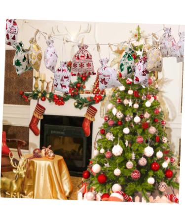 Anneome Portable Bags 1 Set Christmas Bag Candy Bags Storage Container Creative Candy Packing Bag Portable Burlap Bag - Buy Online on GoSupps.com